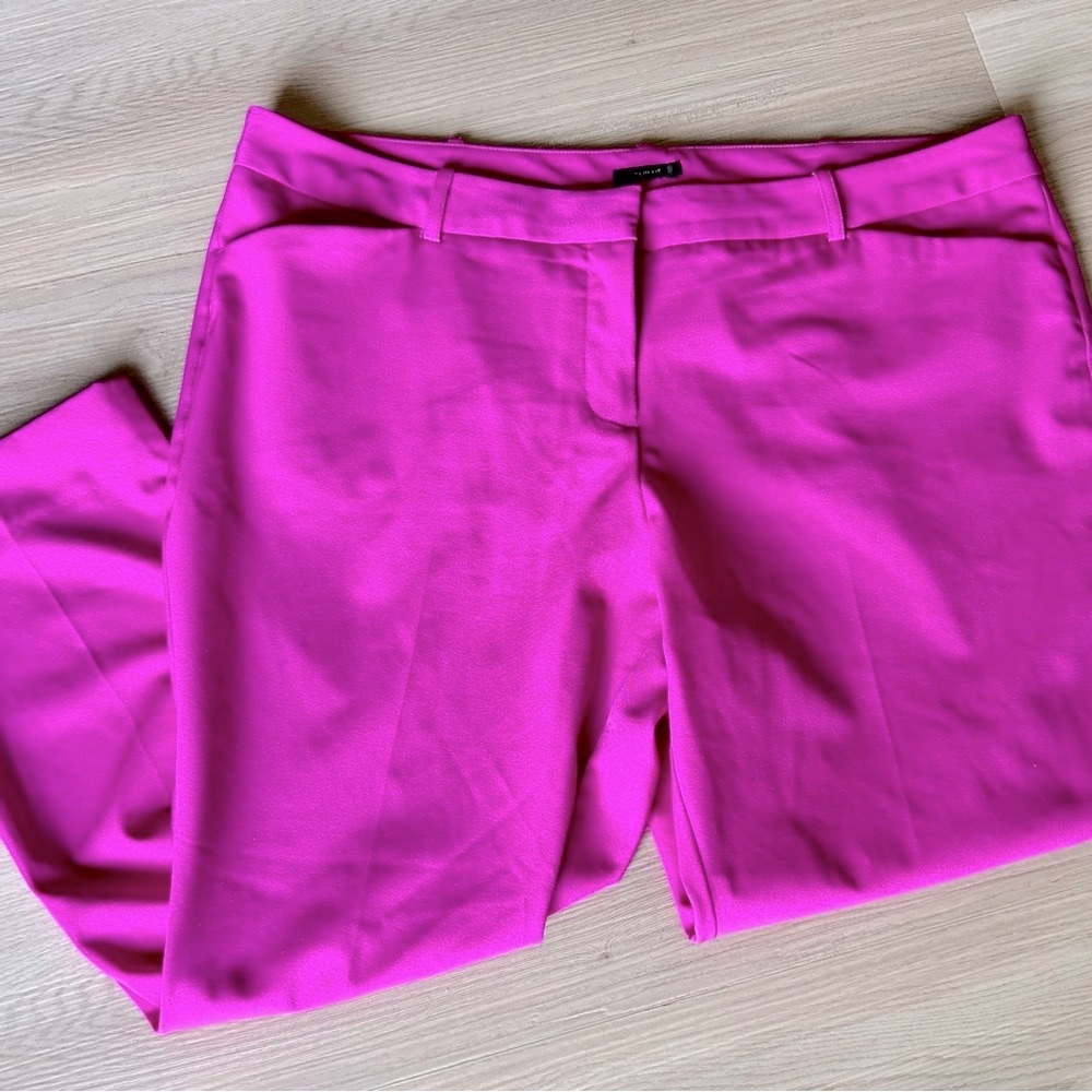 Women’s Worthington Ankle Pants 16P Slim Cut Career Crop Bright Bold Glam